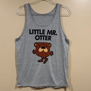 Little Mr. Otter graphic tank L